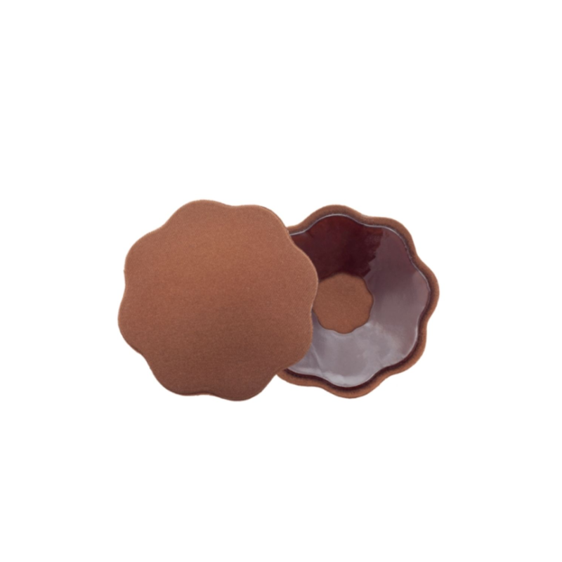 BYE-BRA - REUSABLE NIPPLE CUPS 2 UNITS BROWN