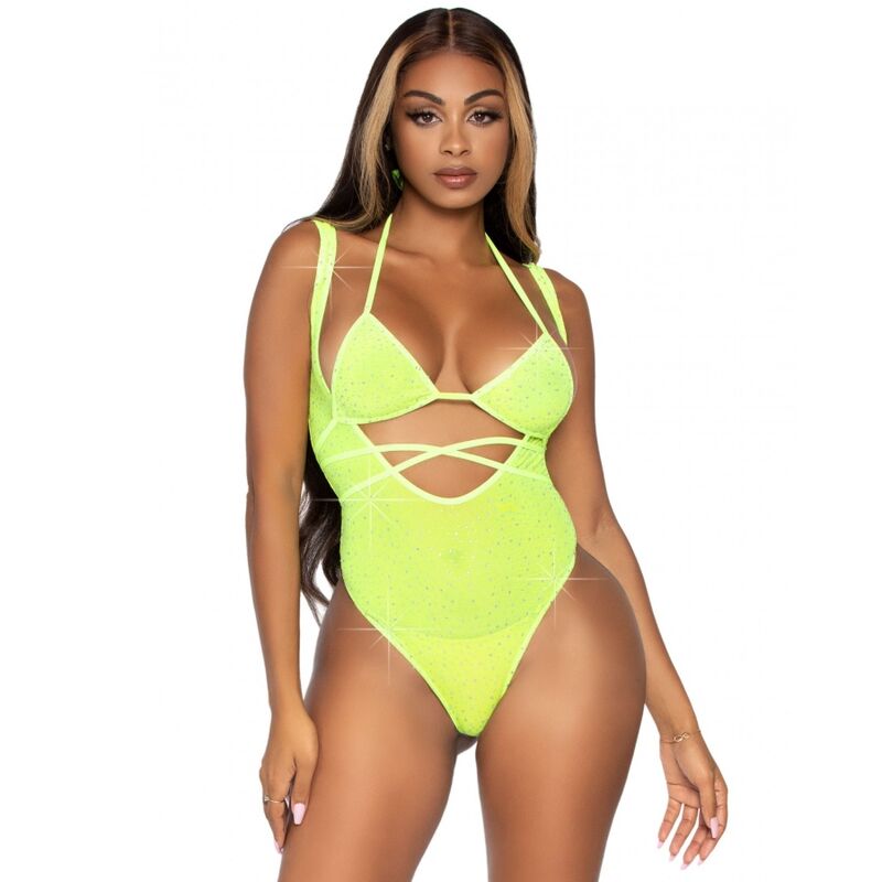 LEG AVENUE - BIKINI TOP AND BODYSUIT ONE SIZE