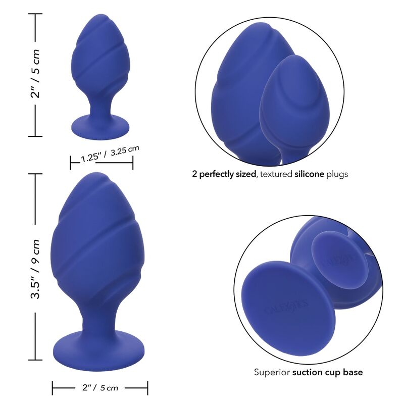 CALEXOTICS - CHEEKY BUTTPLUG PURPLE