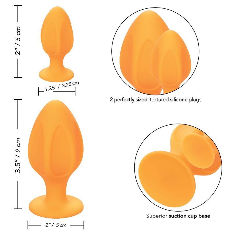 CALEXOTICS - CHEEKY BUTTPLUG ORANGE