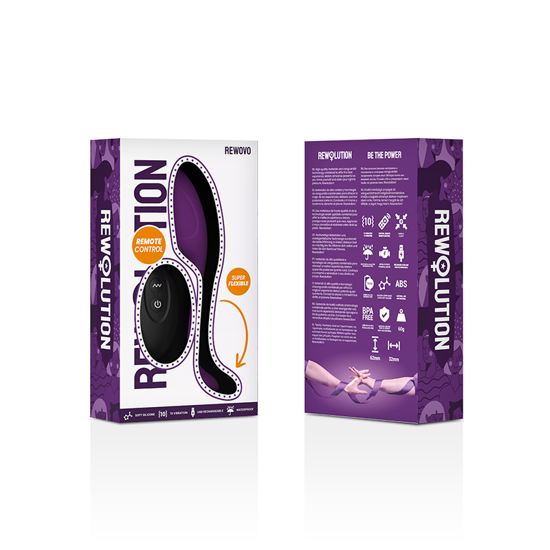 REWOLUTION - REWOVO EGG VIBRATOR REMOTE CONTROL