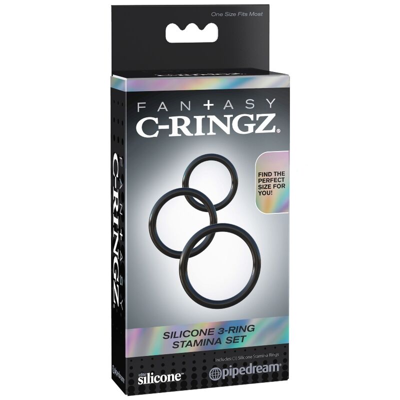 FANTASY C-RINGZ - SILICONE 3 RING STAMINA SET