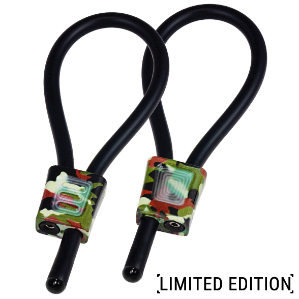 ELECTRASTIM - PRESTIGE ELECTRALOOPS ADJUSTABLE COCK RINGS CAMOUFLAGE