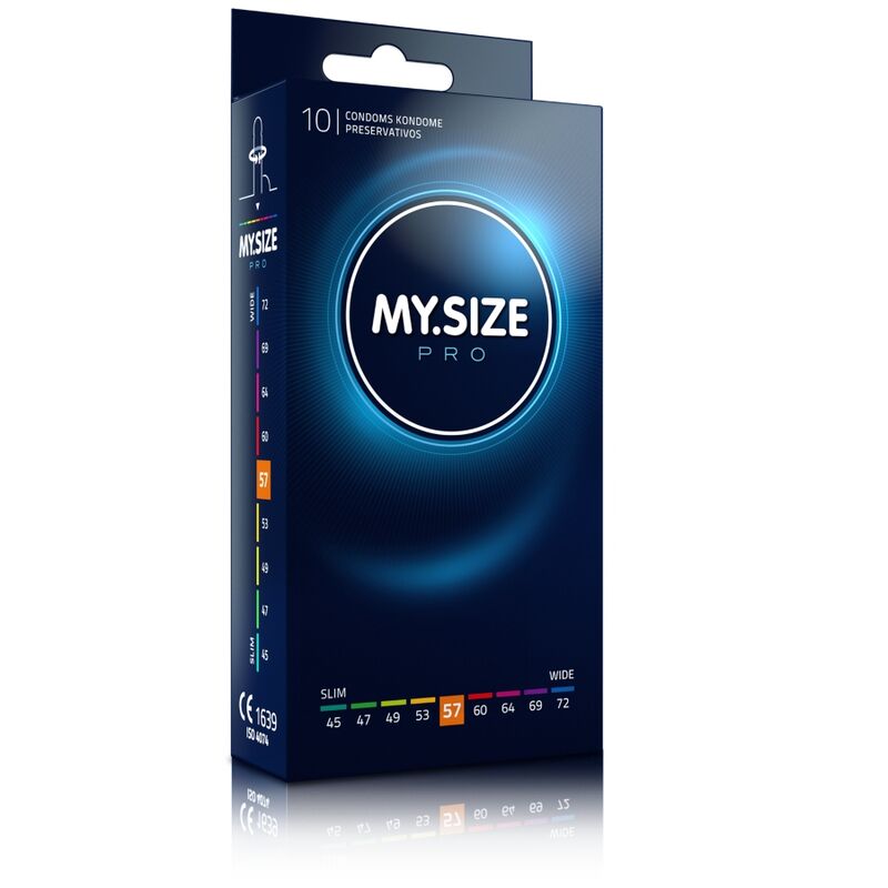 MY SIZE - PRO CONDOMS 57 MM 10 UNITS