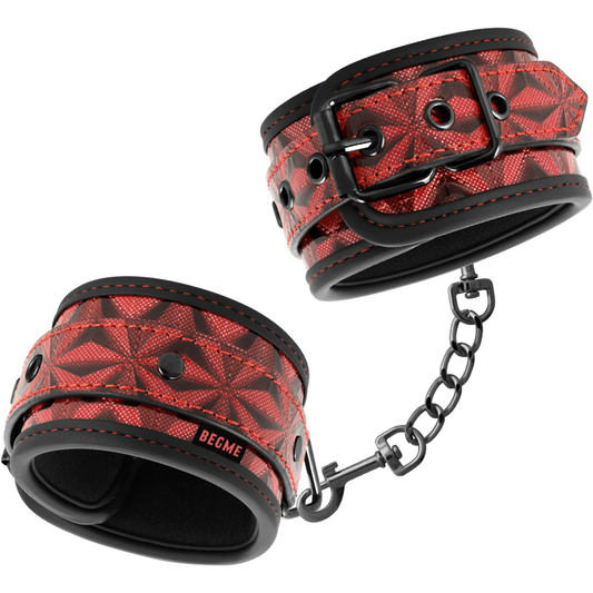 BEGME - RED EDITION PREMIUM ANKLE CUFFS WITH NEOPRENE LINING