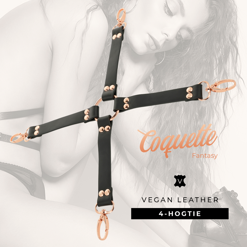 COQUETTE CHIC DESIRE - FANTASY VEGAN LEATHER HOG TIE