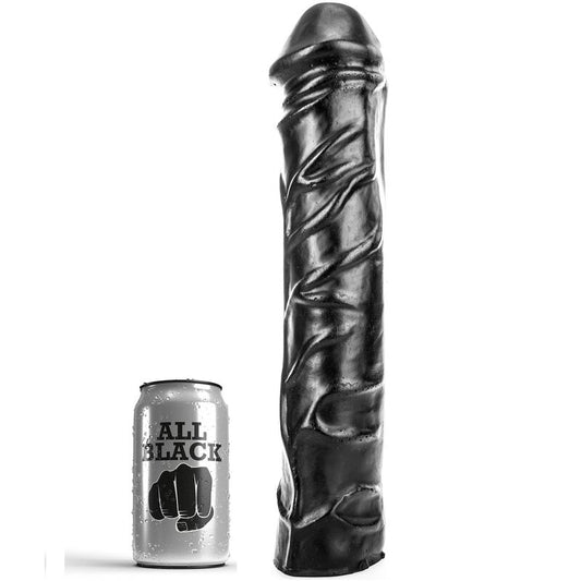 ALL BLACK - GIANT SOFT FISTING DILDO 32 CM