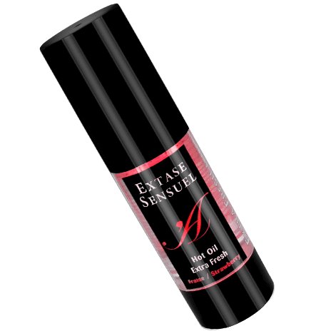 EXTASE SENSUAL - STRAWBERRY STIMULATING OIL HEAT TRIP 35 ML