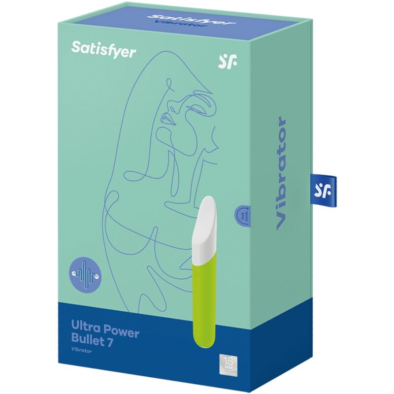 SATISFYER - ULTRA POWER BULLET 7 GREEN