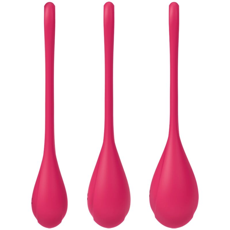 SATISFYER - YONI POWER 1 TRAINING SET RED