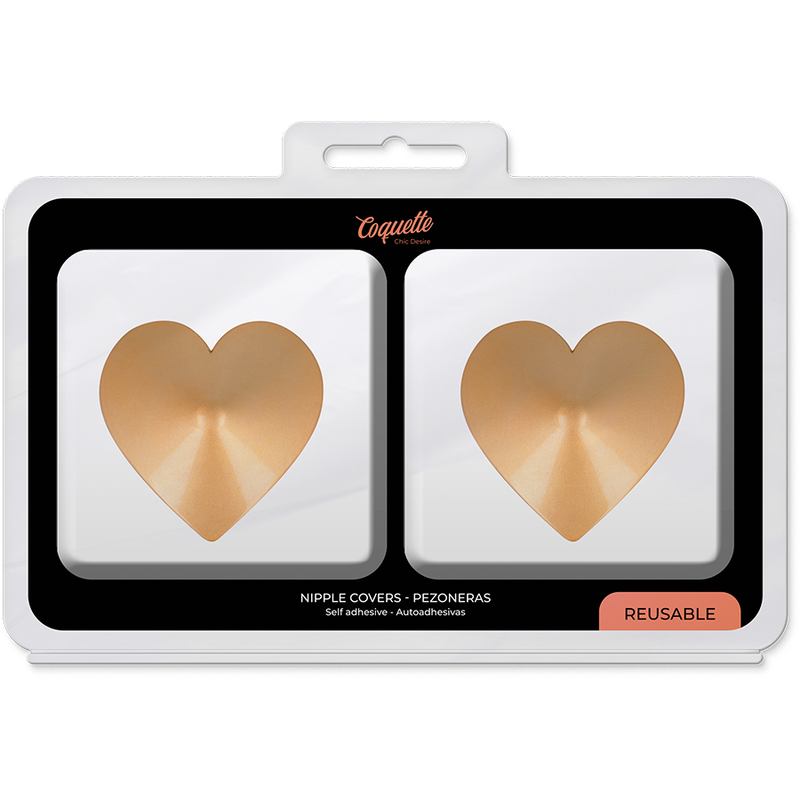 COQUETTE CHIC DESIRE - NIPPLE COVERS GOLDEN HEARTS