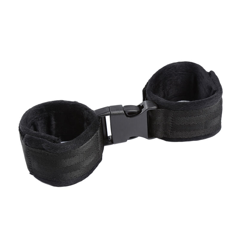 OHMAMA FETISH - HOOK AND LOOP FASTENER NYLON WRIST RESTRAINTS