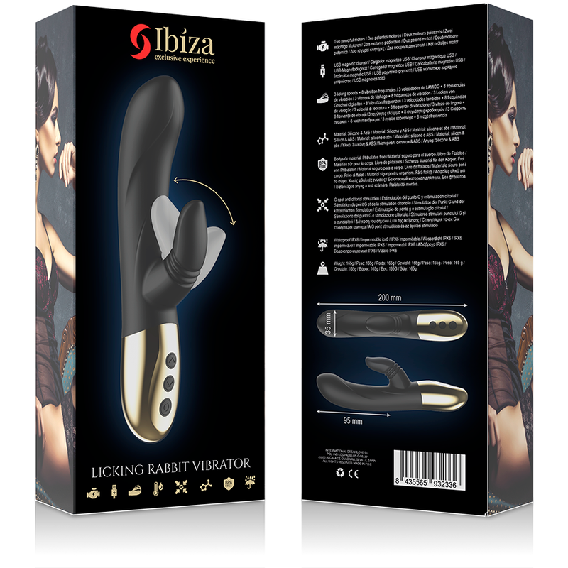 IBIZA - VIBRATOR NEW EXPERIENCE WITH LICKING RABBIT