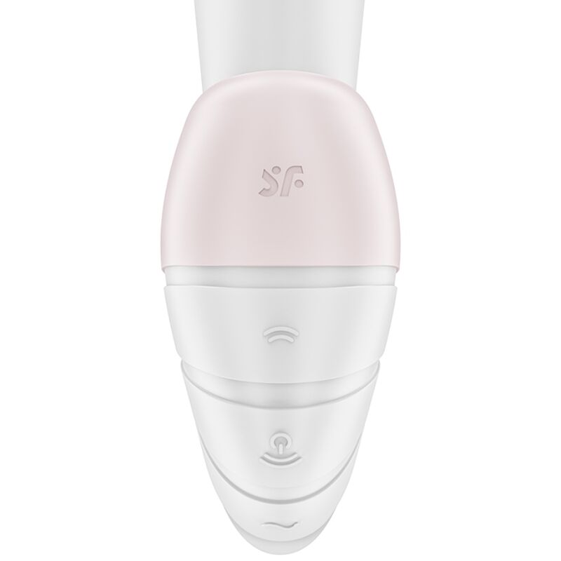 SATISFYER - SUPERNOVA AIR PULSE STIMULATOR & VIBRATION WHITE