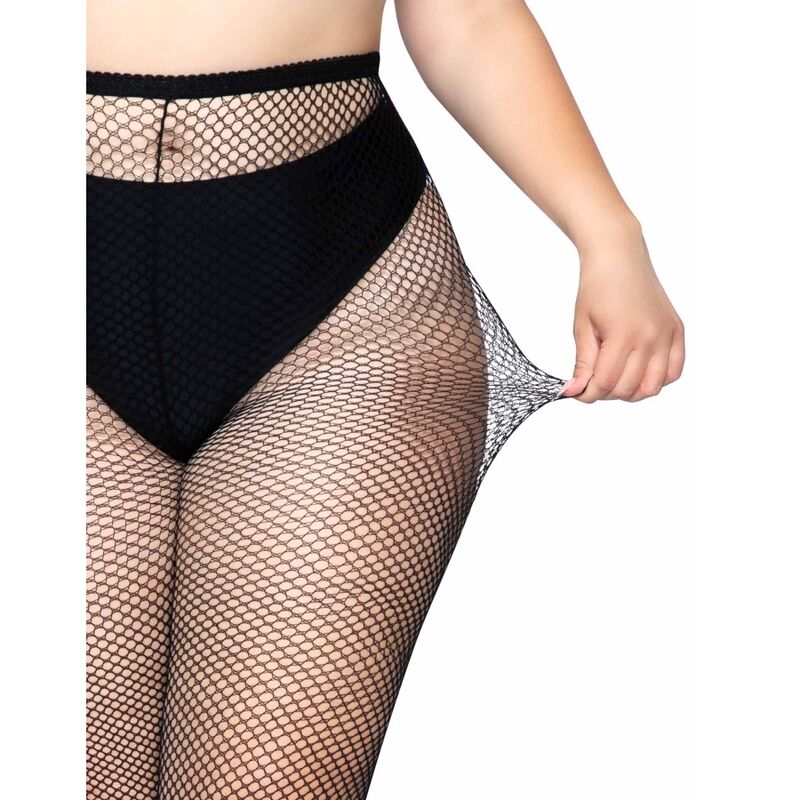 LEG AVENUE - FISHNET PANTYHOSE PLUS SIZE