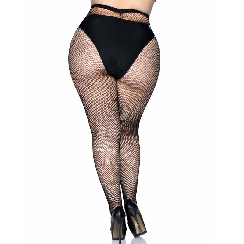 LEG AVENUE - FISHNET PANTYHOSE PLUS SIZE