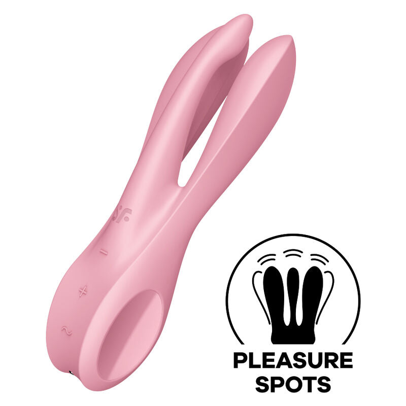 SATISFYER - THREESOME 1 VIBRATOR BLUE