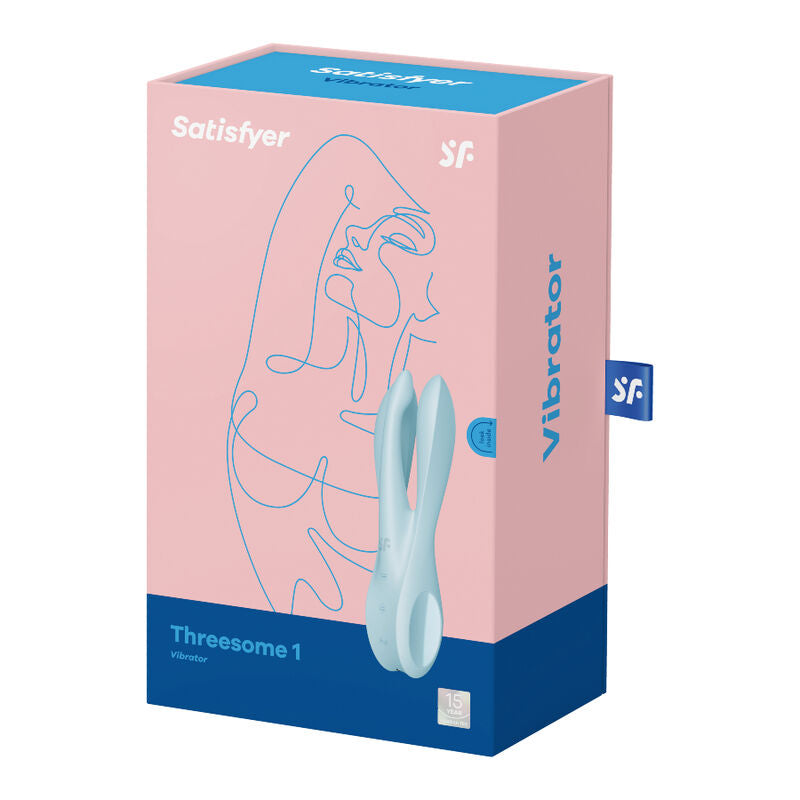 SATISFYER - THREESOME 1 VIBRATOR BLUE