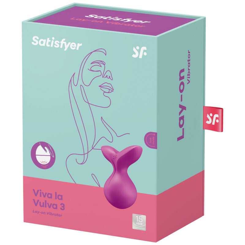 SATISFYER - VIVA LA VULVA 3 LAY-ON VIBRATOR GREEN