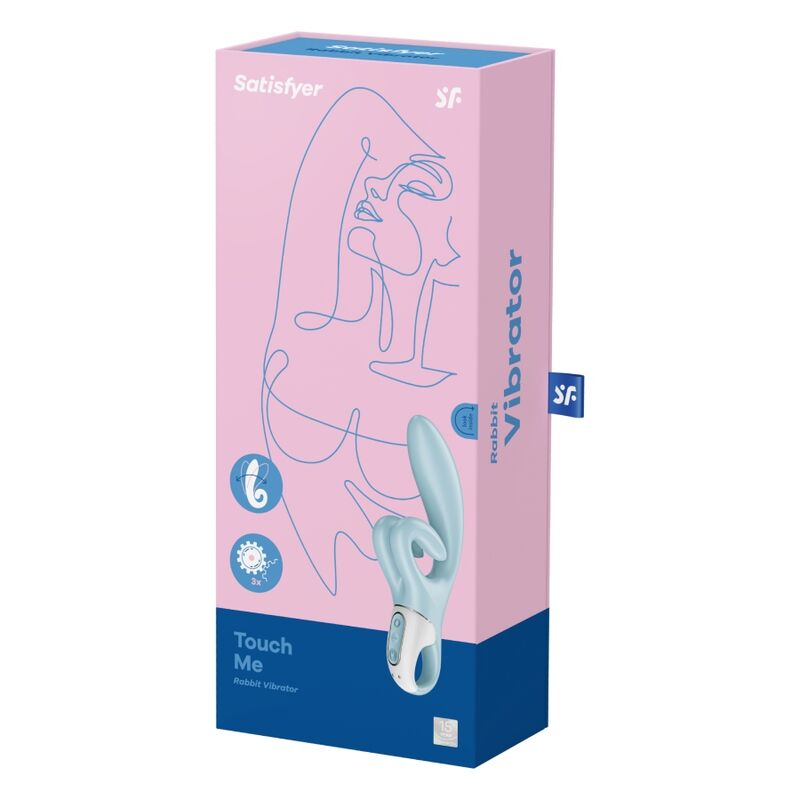 SATISFYER - TOUCH ME RABBIT VIBRATION RED