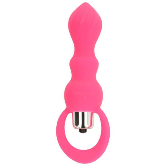 OHMAMA - ANAL STIMULATOR WITH VIBRATION 9 CM PINK