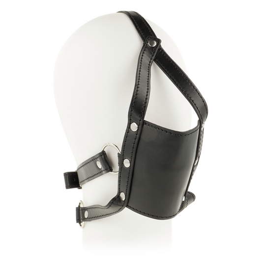 OHMAMA HEAD HARNESS WITH MUZZLE COVER BALL GAG