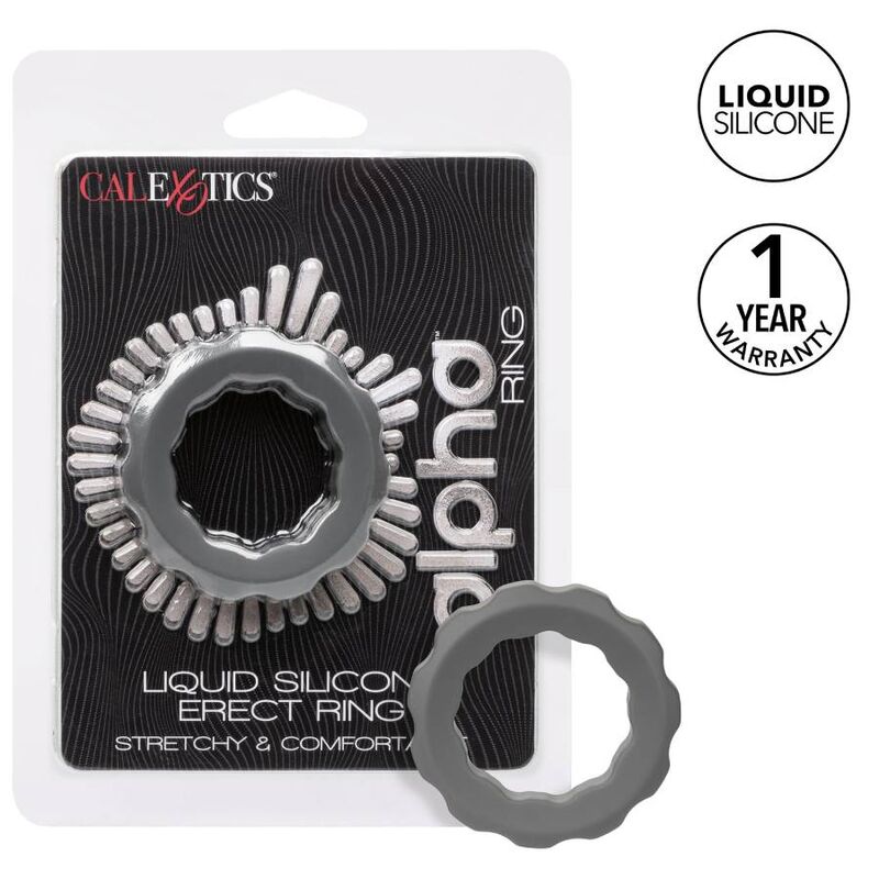 CALEXOTICS - ALPHA ERECT RING GREY