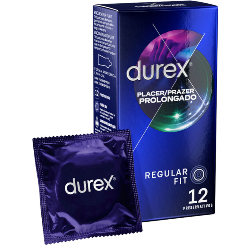 DUREX - PLEASURE PROLONGED DELAYED 12 UNITS