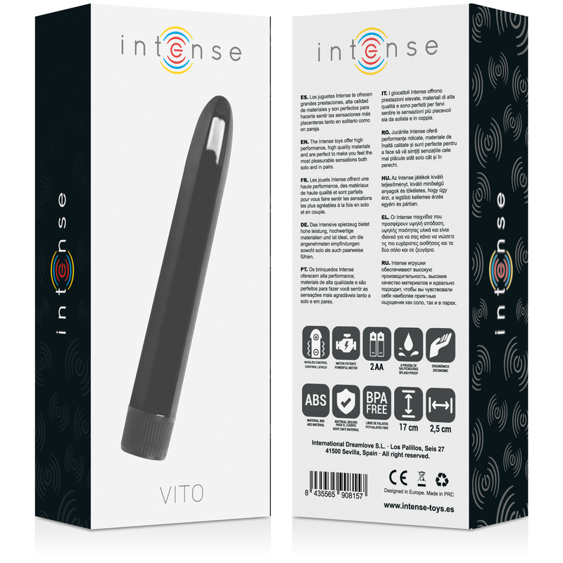 INTENSE - VITO BLACK VIBRATOR