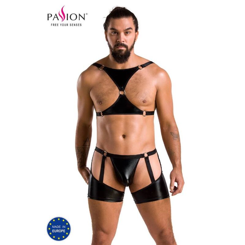 PASSION - 047 SET ARON BLACK L/XL