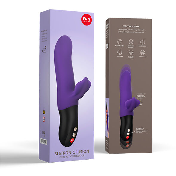 FUN FACTORY - BI STRONIC FUSION DUAL PULSATOR VIOLET