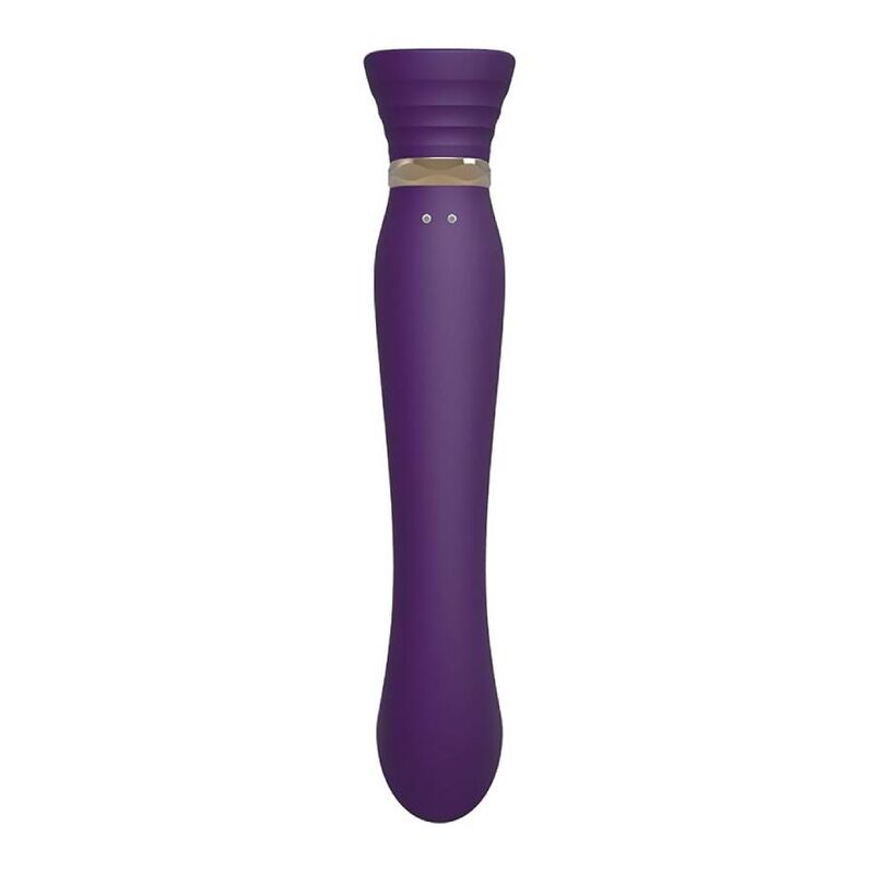 ZALO - QUEEN SET PULSE WAVE CLIT STIM PURPLE