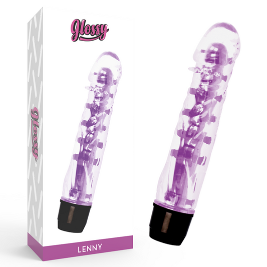 GLOSSY - LENNY VIBRATOR PURPLE