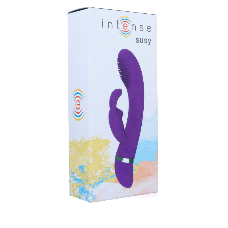 INTENSE - SUSY SILICONE RABBIT LILAC OSCILLATING VIBRATOR