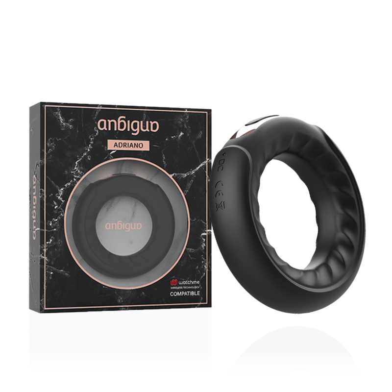 ANBIGUO - ADRIANO VIBRATING RING COMPATIBLE WITH WATCHME WIRELESS TECHNOLOGY