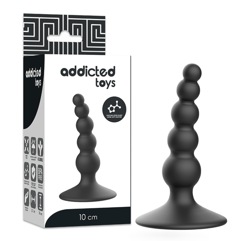 ADDICTED TOYS - ANAL SEXUAL PLUG 10 CM BLACK