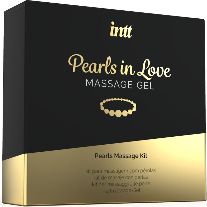 INTT MASSAGE & ORAL SEX - PEARLS IN LOVE WITH PEARL NECKLACE AND SILICONE GEL