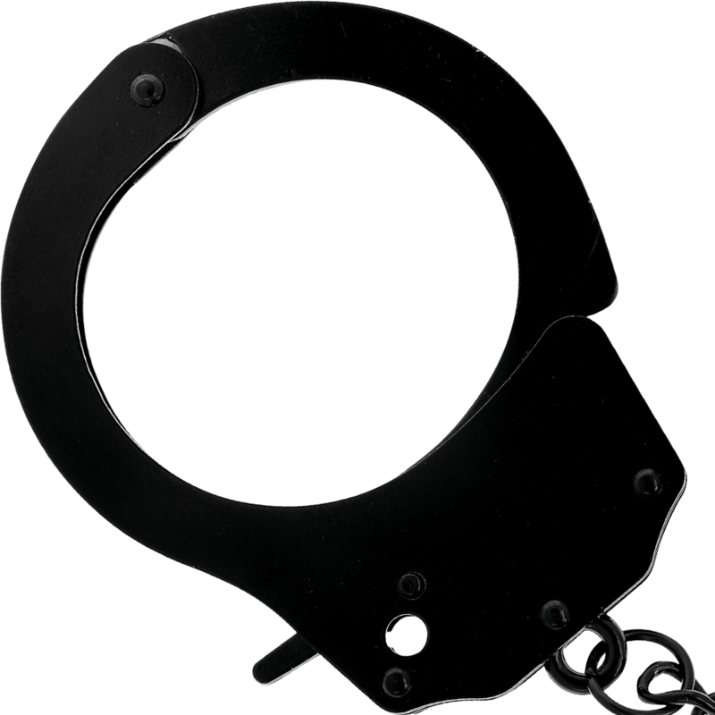 DARKNESS - METAL HANDCUFFS FOR BLACK HANDS