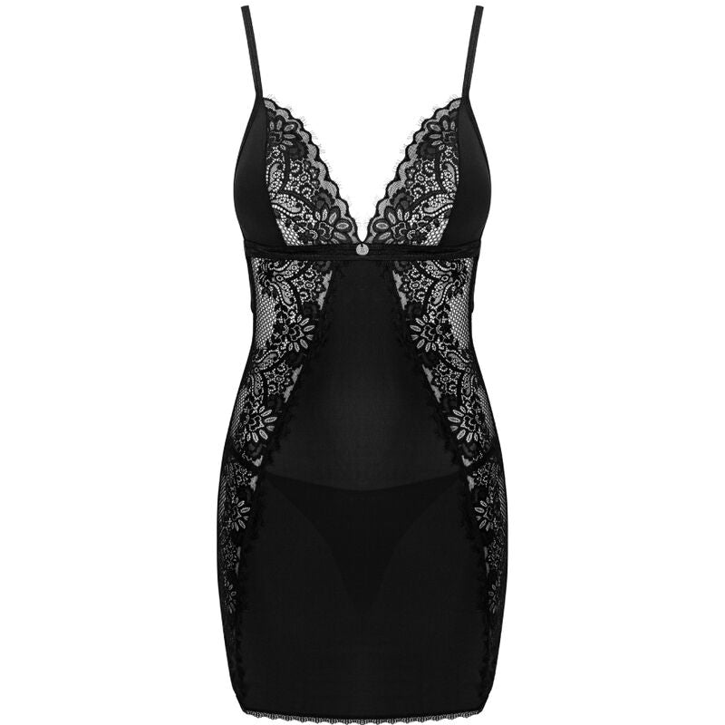 OBSESSIVE - MADERRIS CHEMISE & THONG M/L