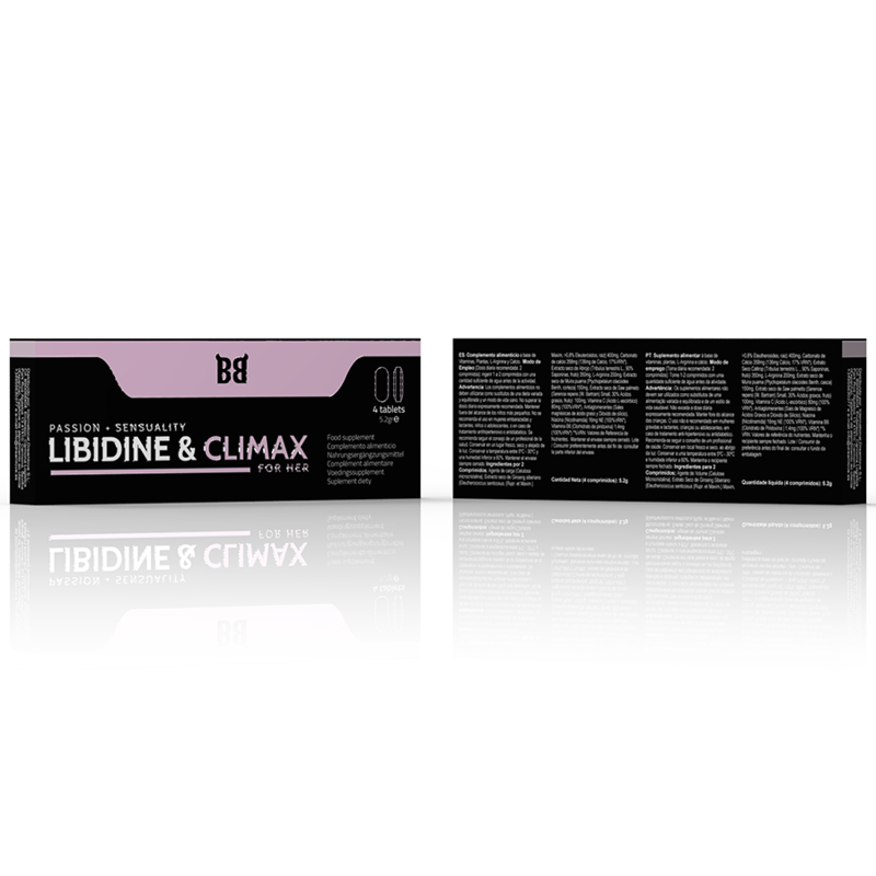 BLACK BULL - LIBIDINE & CLIMAX INCREASE L BIDO FOR WOMEN 4 CAPSULES