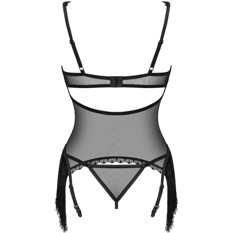 OBSESSIVE - SHERILA CORSET & THONG M/L