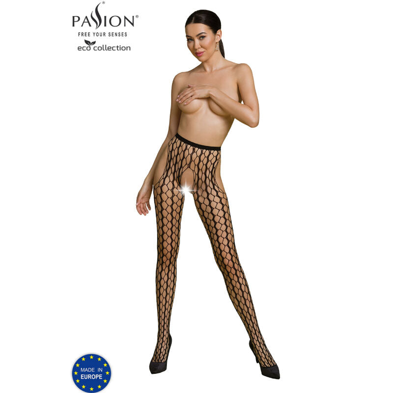 PASSION - ECO COLLECTION BODYSTOCKING ECO S007 RED