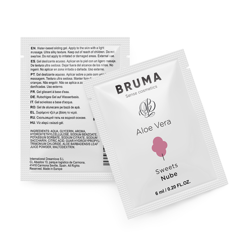 BRUMA - ALOE VERA SLIDING GEL SWEETS FLAVOR 6 ML