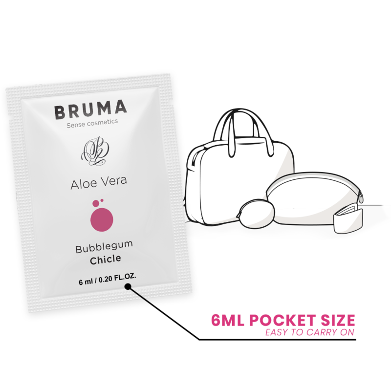 BRUMA - ALOE VERA SLIDING GEL BUBBLEGUM FLAVOR 6 ML