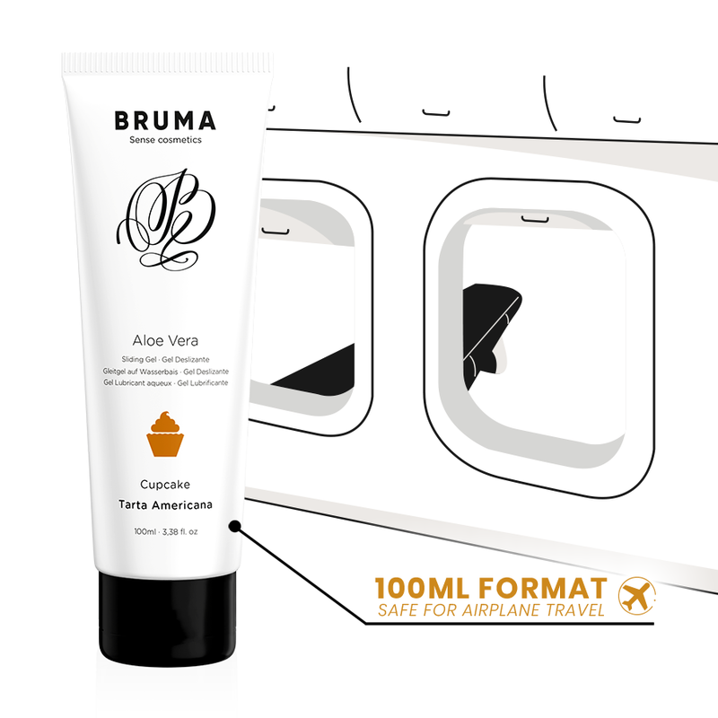 BRUMA - ALOE VERA SLIDING GEL CUPCAKE FLAVOR 100 ML