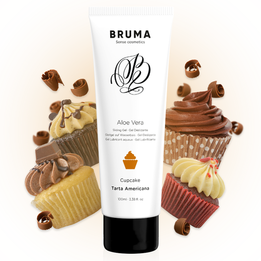 BRUMA - ALOE VERA SLIDING GEL CUPCAKE FLAVOR 100 ML