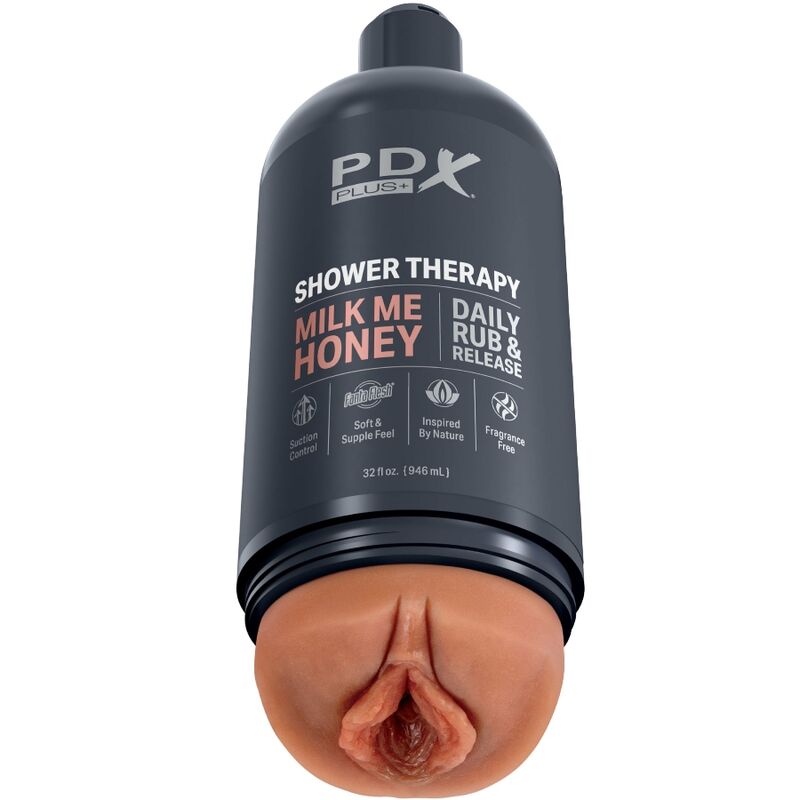 PDX PLUS - STROKER MASTURBATOR DISCRETE BOTTLE DESIGN MILK ME HONEY CANDY SHAMPOO