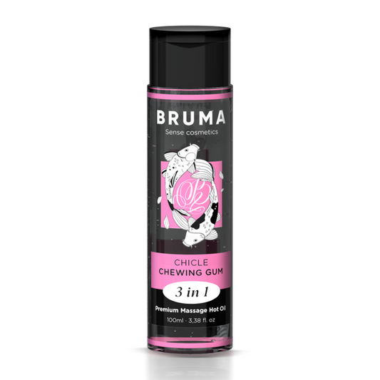 BRUMA - PREMIUM MASSAGE HOT OIL CHEWING GUM 3 IN 1 - 100 ML