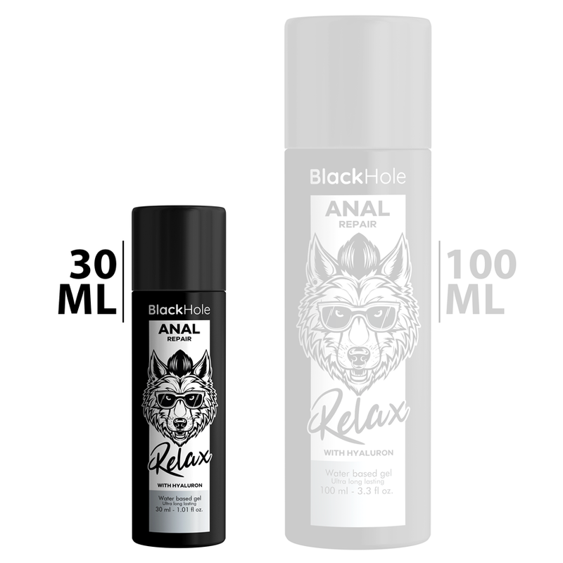 BLACK HOLE - ANAL REPAIR WATER BASED RELAX WITH HYALURON 30 ML