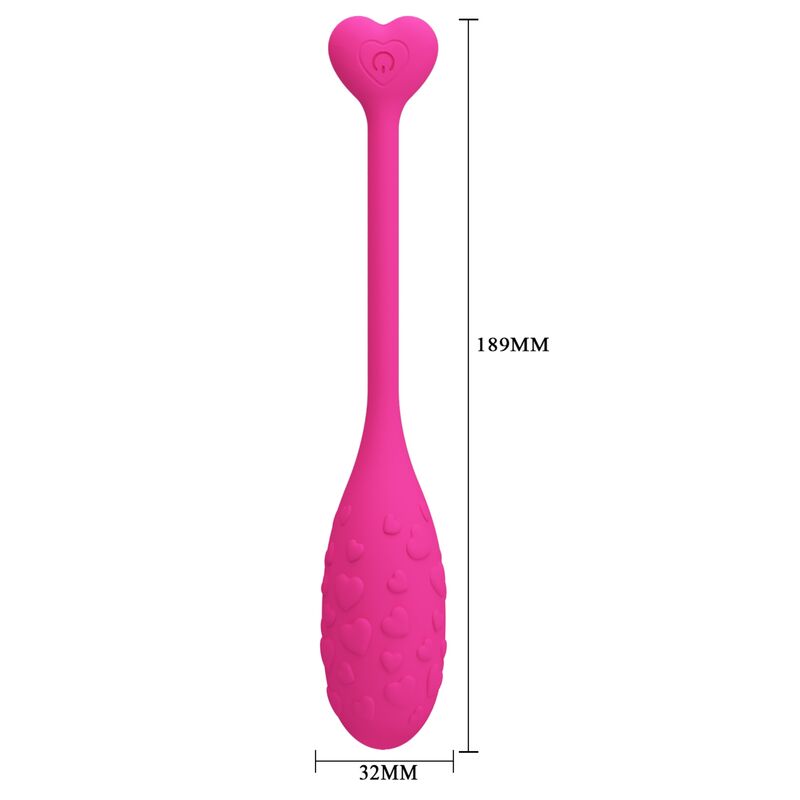 PRETTY LOVE - APP CONTROLLED PINK FISHER VIBRATING EGG